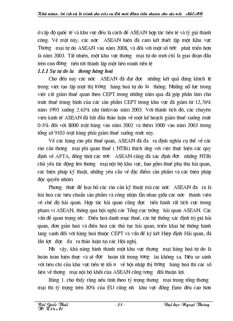 image for page Khả năng lợi ích và lộ trình của việc ra đời một đồng tiền chung cho các nước ASEAN