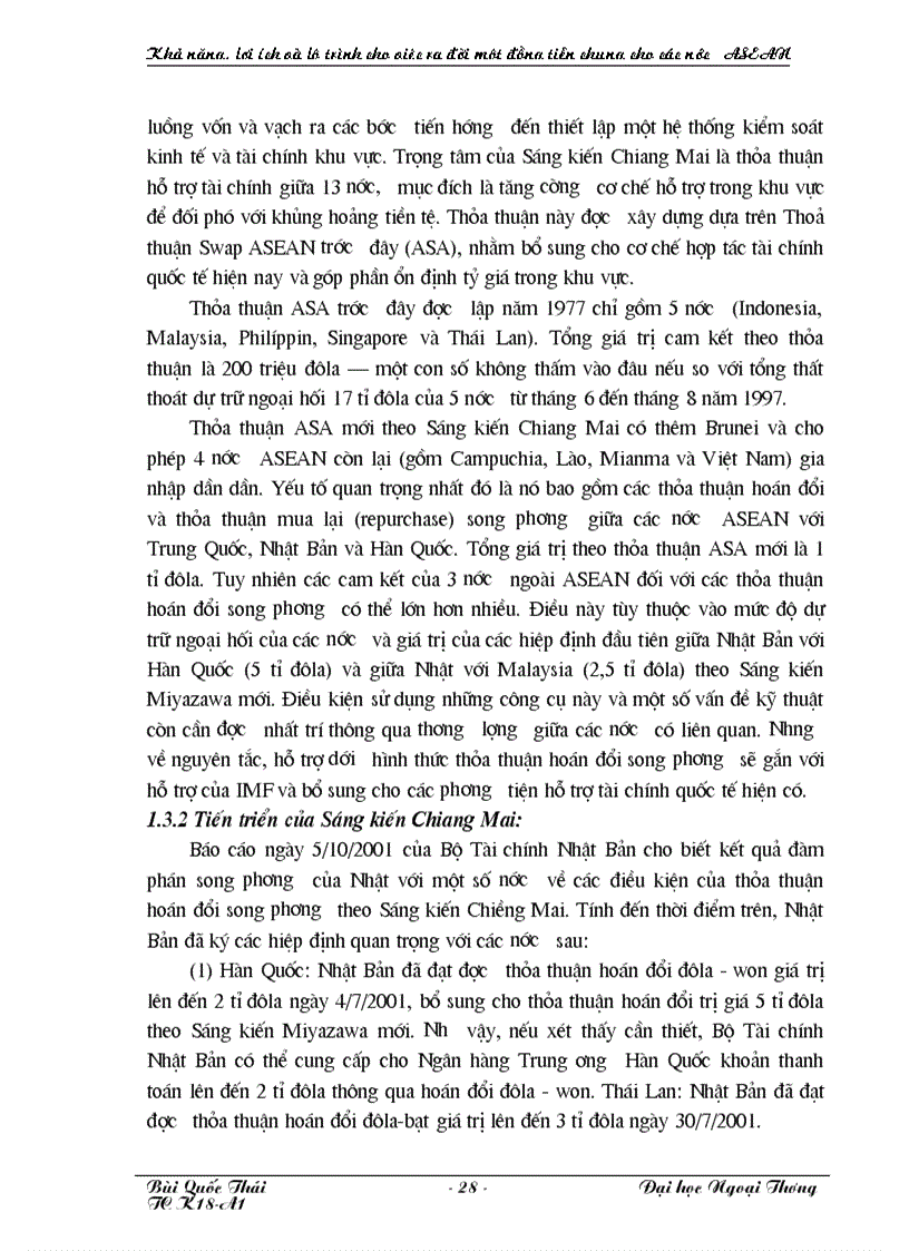 image for page Khả năng lợi ích và lộ trình của việc ra đời một đồng tiền chung cho các nước ASEAN
