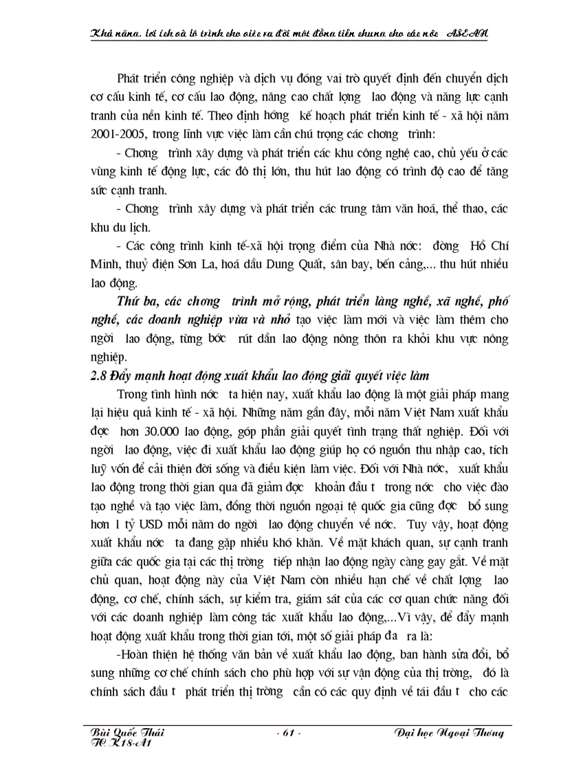 image for page Khả năng lợi ích và lộ trình của việc ra đời một đồng tiền chung cho các nước ASEAN