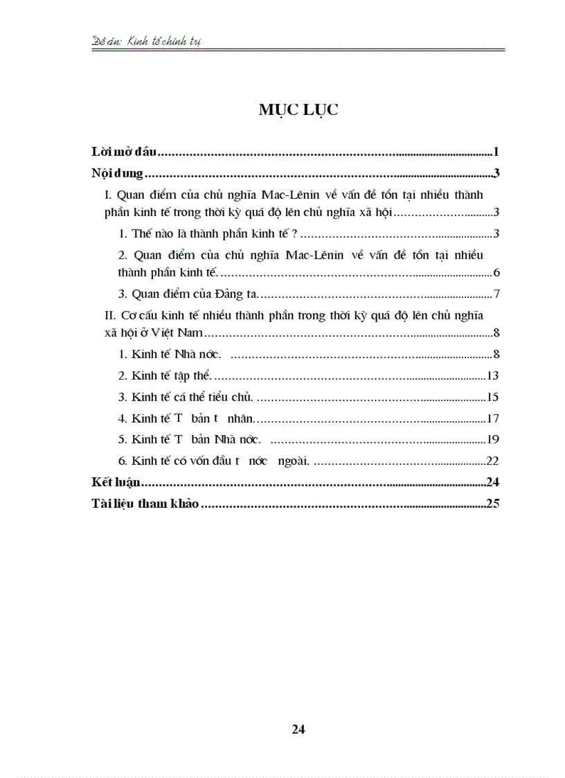 image for page Phân tích cơ cấu kinh tế nhiều thành phần ở nước ta mà Đại hội IX đã nêu và ích lợi của việc sử dụng nó vào việc phát triển kinh tế xã hội ở trong thời kỳ quá độ lên Chủ nghĩa xã hội ở Việt Nam 1