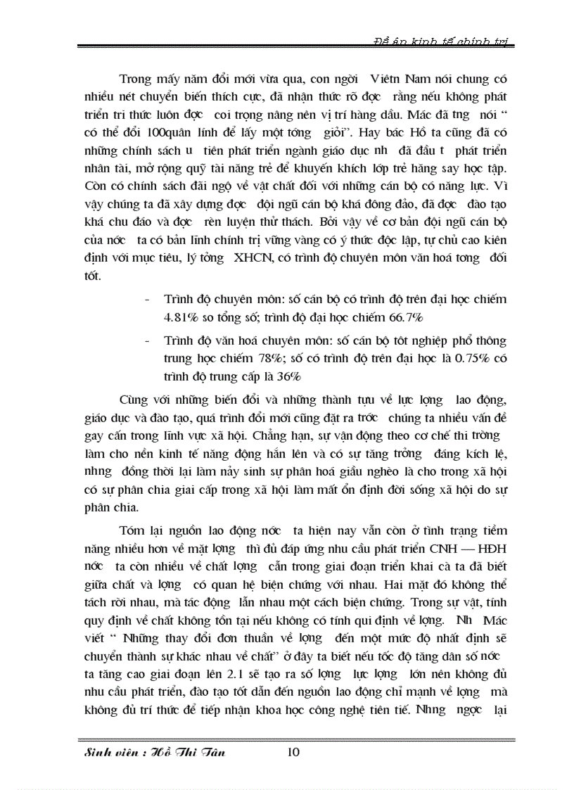 image for page Phát triển nguồn nhân lực cho sự nghiệp CNH HĐH đất nước 1