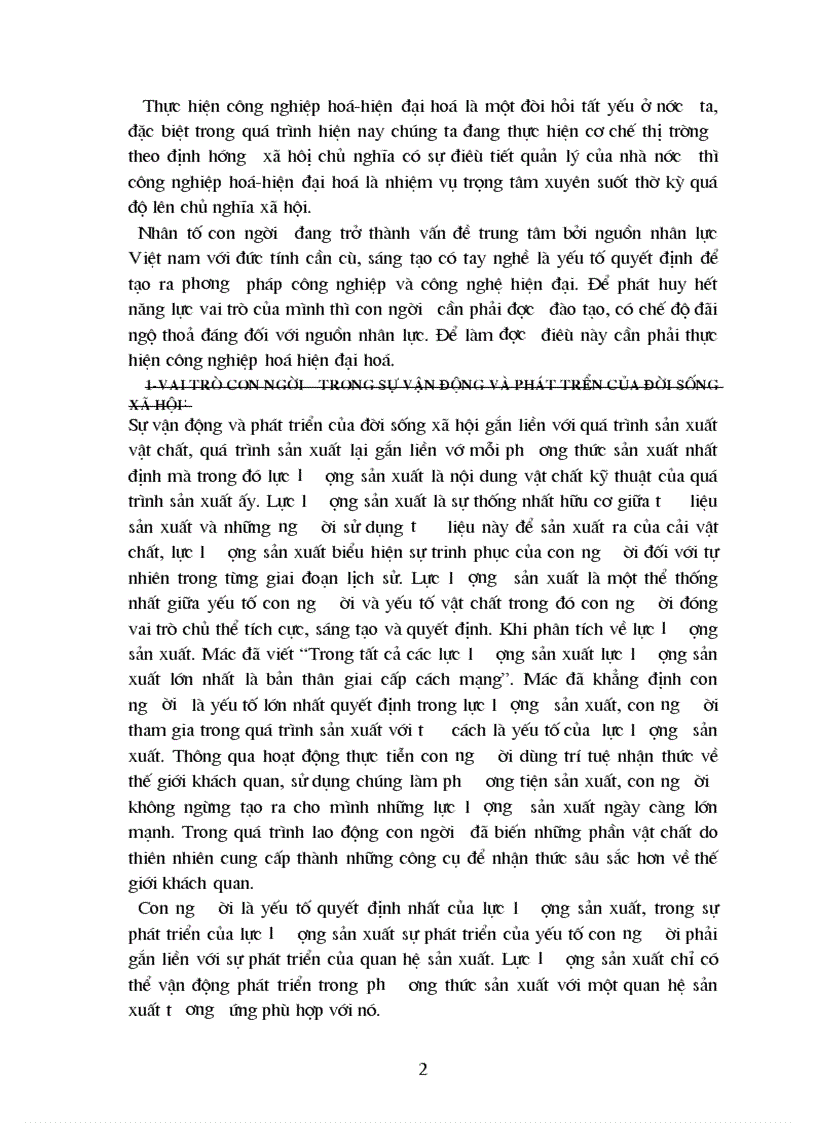 image for page Công tác đào tạo và phát triển độ ngũ cán bộ cho công nghiệp hoá hiện đại hoá đất nước trong thời gian hiện nay