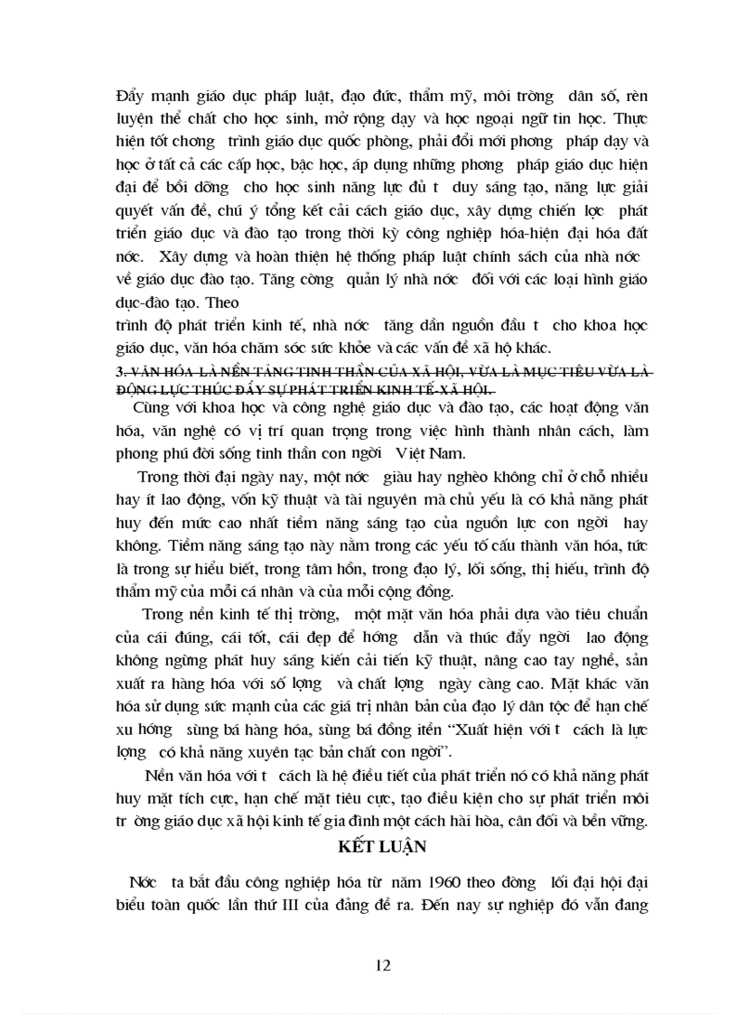 image for page Công tác đào tạo và phát triển độ ngũ cán bộ cho công nghiệp hoá hiện đại hoá đất nước trong thời gian hiện nay