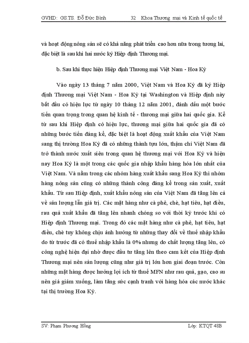 image for page Tác động của Hiệp định thương mại Việt Nam Hoa Kỳ tới hoạt động xuất khẩu hàng nông sản Việt Nam sang thị trường Hoa Kỳ 1