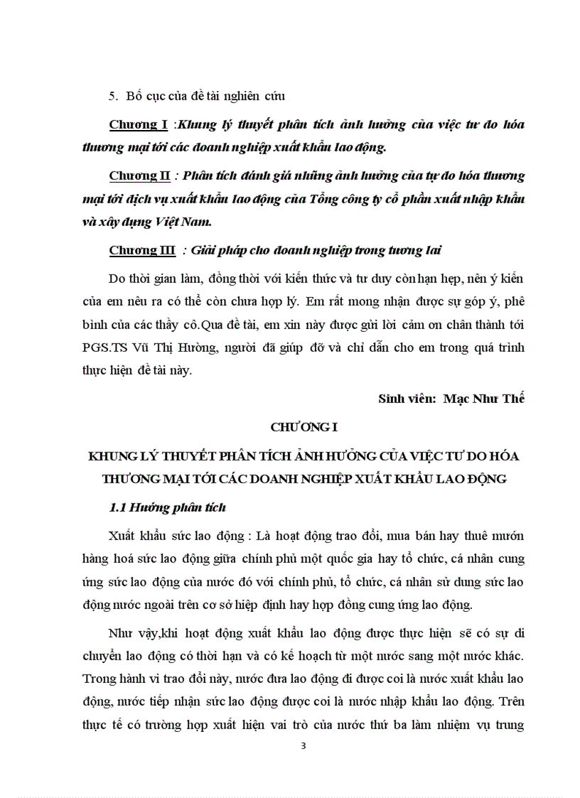 image for page Tác động của tự do hóa thương mại tới dịch vụ xuất khẩu lao động của Tổng công ty xuất nhập khẩu và xây dựng Việt Nam 1