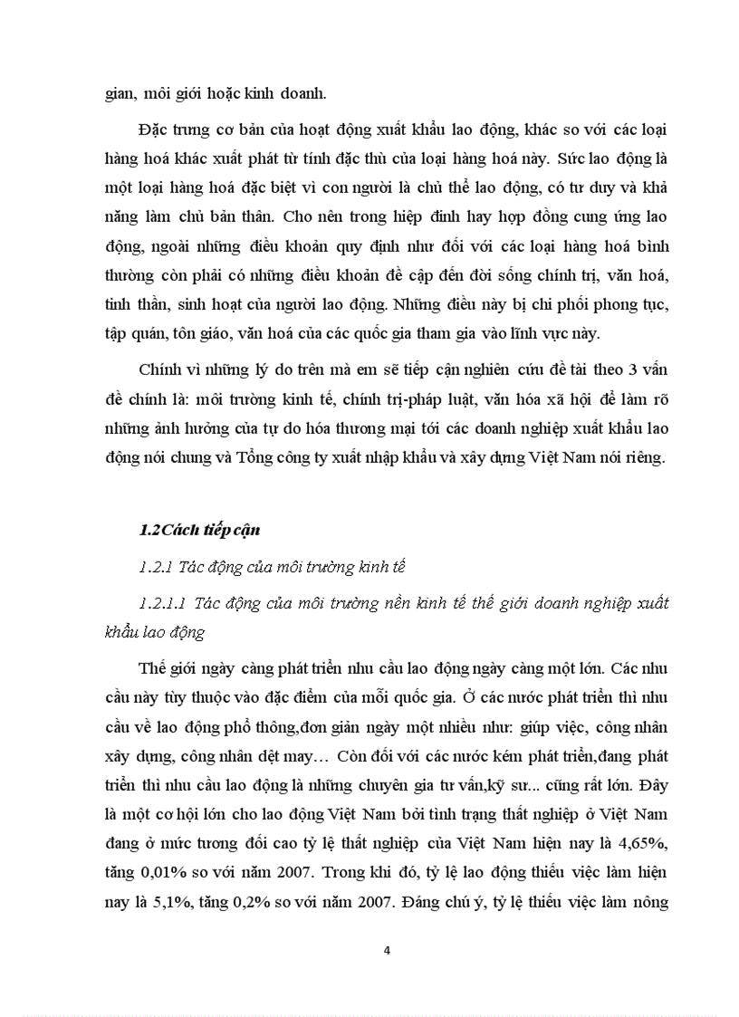 image for page Tác động của tự do hóa thương mại tới dịch vụ xuất khẩu lao động của Tổng công ty xuất nhập khẩu và xây dựng Việt Nam 1