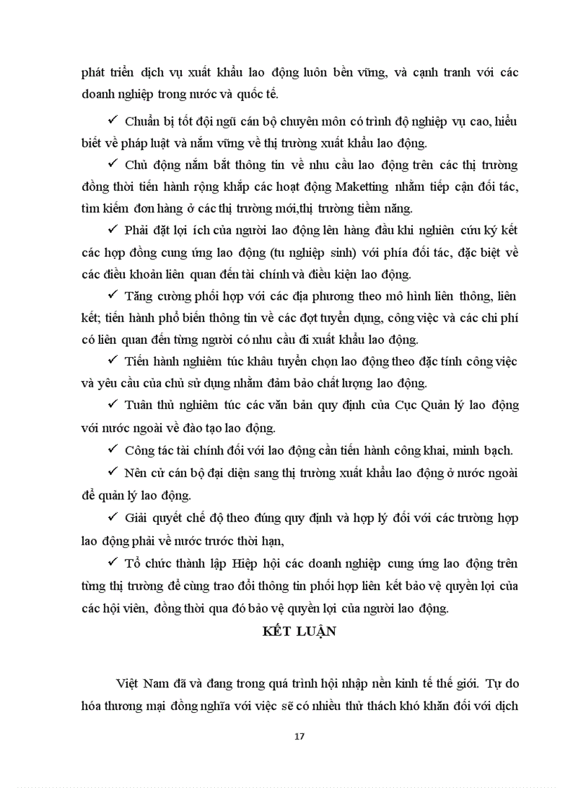 image for page Tác động của tự do hóa thương mại tới dịch vụ xuất khẩu lao động của Tổng công ty xuất nhập khẩu và xây dựng Việt Nam 1