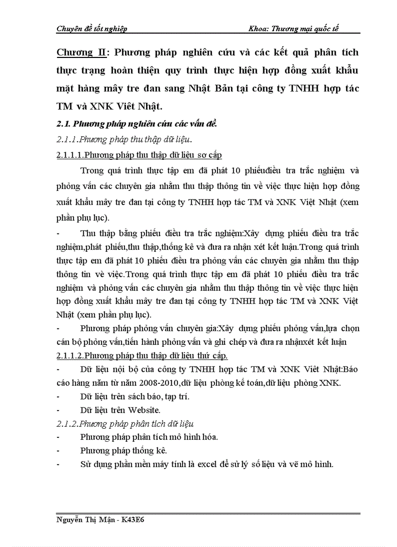 image for page Hoàn thiện quy trình thực hiện hợp đồng xuất khẩu mặt hàng mây tre đan sang Nhật Bản tại công TNHH hợp tác TM và XNK Việt Nhật