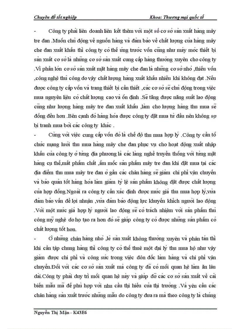 image for page Hoàn thiện quy trình thực hiện hợp đồng xuất khẩu mặt hàng mây tre đan sang Nhật Bản tại công TNHH hợp tác TM và XNK Việt Nhật