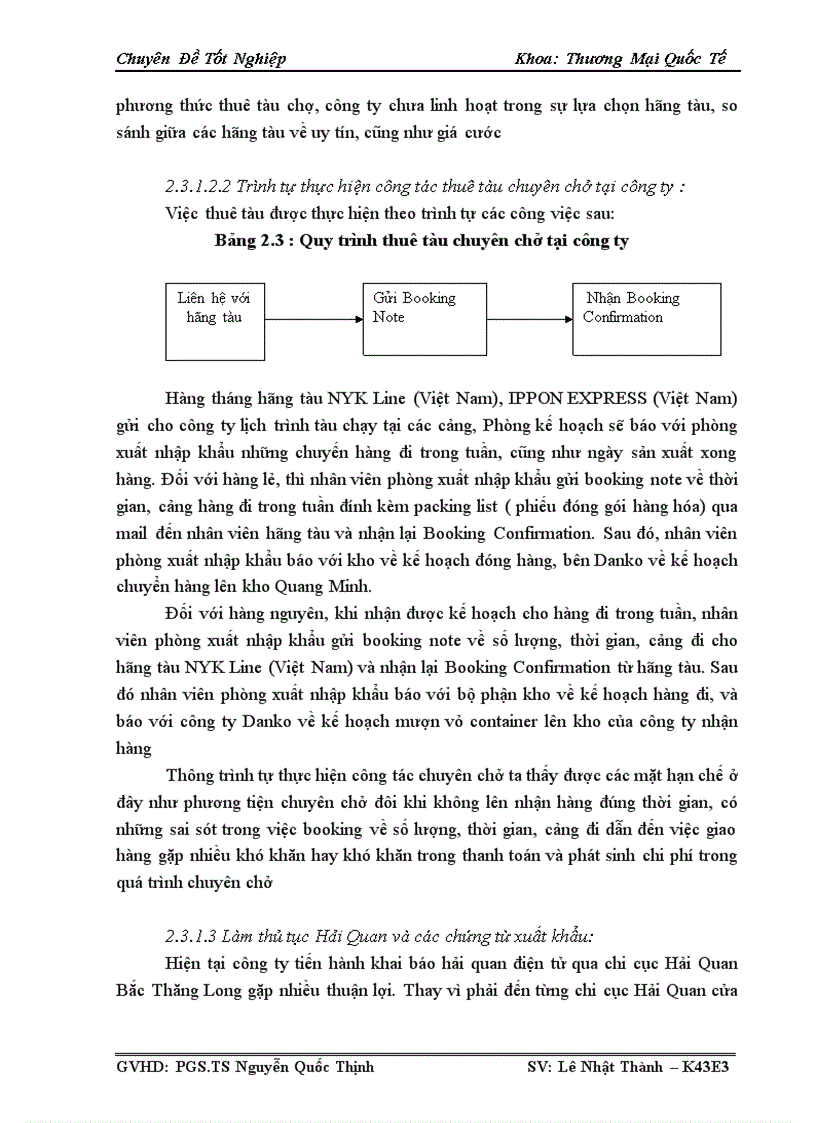 image for page Quản trị quy trình giao hàng cáp quang xuất khẩu bằng đường biển sang thị trường Thái Lan của công ty Volex