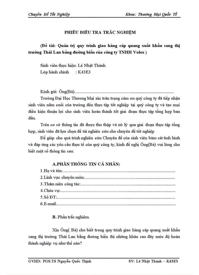 image for page Quản trị quy trình giao hàng cáp quang xuất khẩu bằng đường biển sang thị trường Thái Lan của công ty Volex