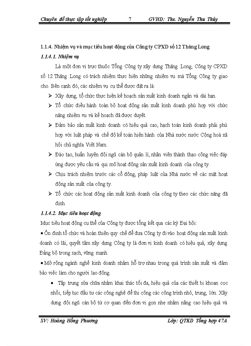 image for page Hoàn thiện công tác quản trị chất lượng công trình tại Công ty cổ phần xây dựng số 12 Thăng Long 1