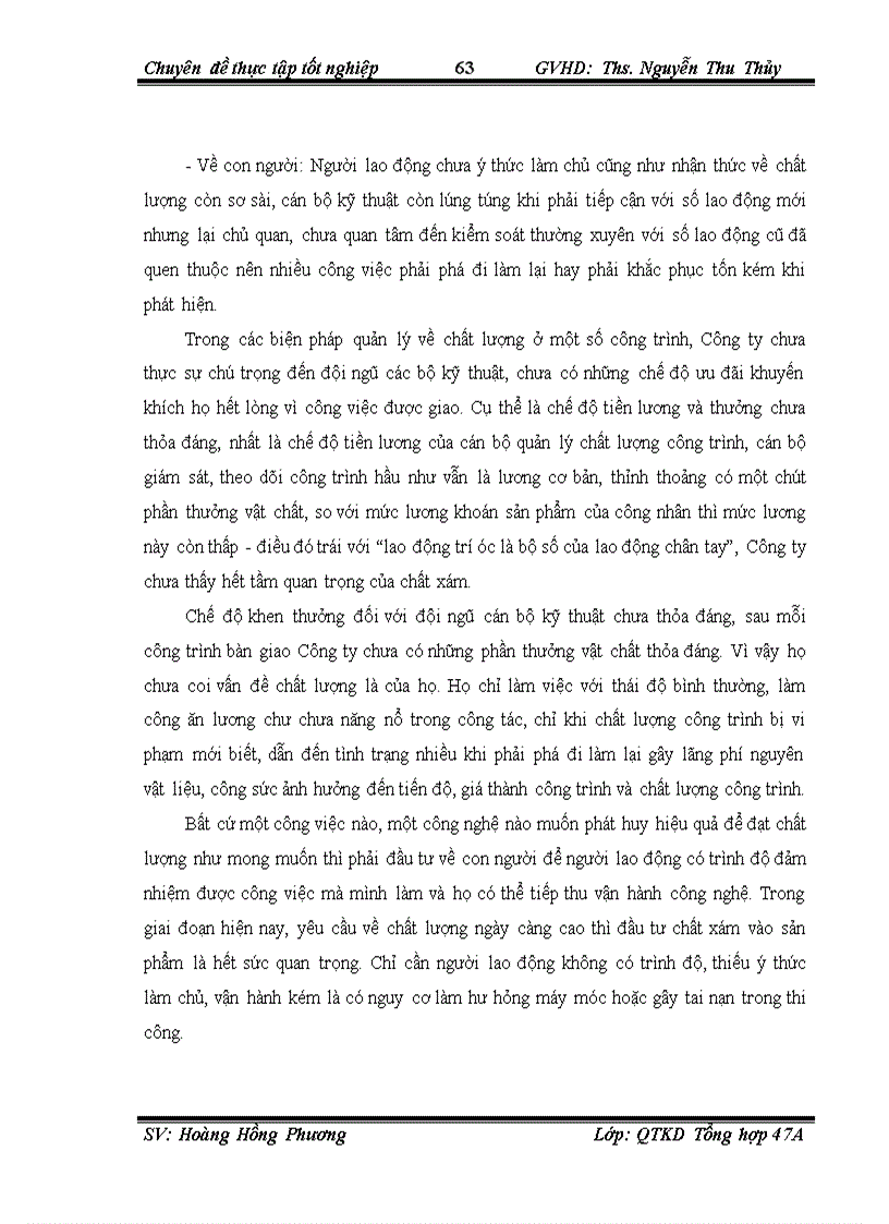 image for page Hoàn thiện công tác quản trị chất lượng công trình tại Công ty cổ phần xây dựng số 12 Thăng Long 1