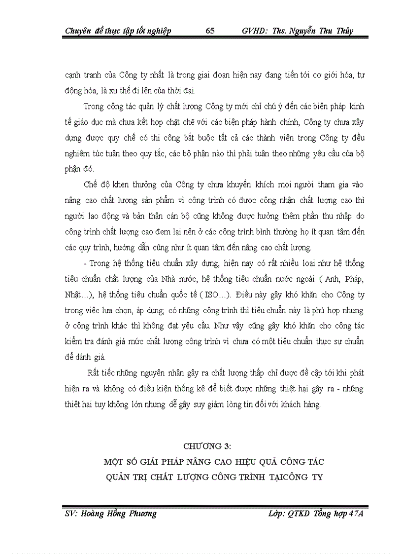 image for page Hoàn thiện công tác quản trị chất lượng công trình tại Công ty cổ phần xây dựng số 12 Thăng Long 1