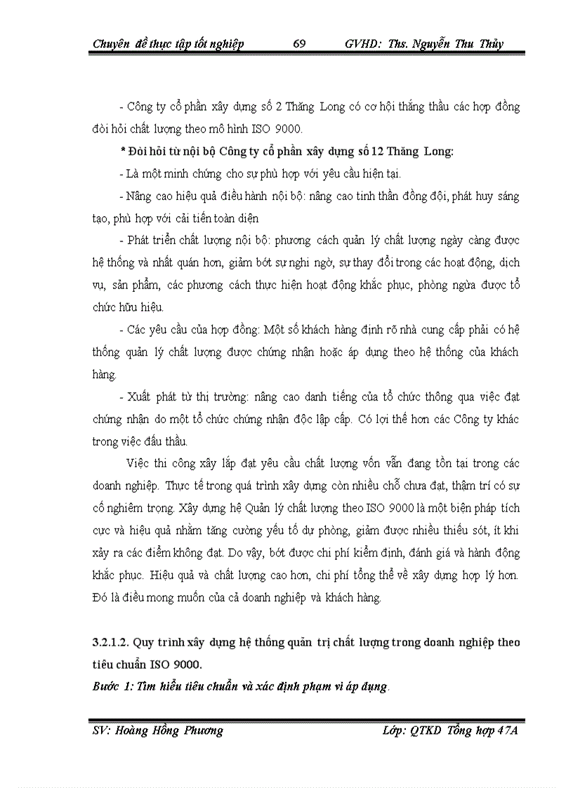 image for page Hoàn thiện công tác quản trị chất lượng công trình tại Công ty cổ phần xây dựng số 12 Thăng Long 1