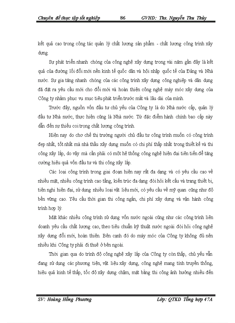image for page Hoàn thiện công tác quản trị chất lượng công trình tại Công ty cổ phần xây dựng số 12 Thăng Long 1
