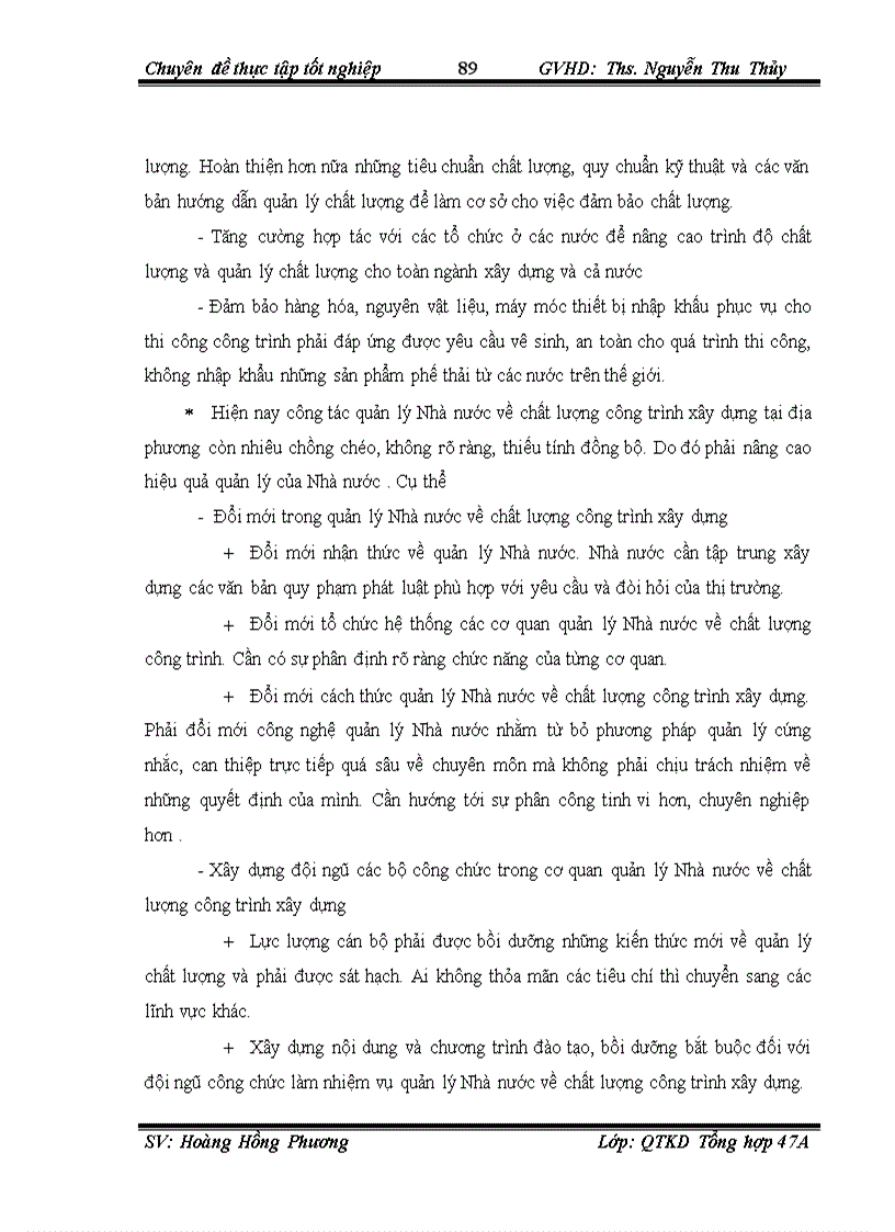 image for page Hoàn thiện công tác quản trị chất lượng công trình tại Công ty cổ phần xây dựng số 12 Thăng Long 1