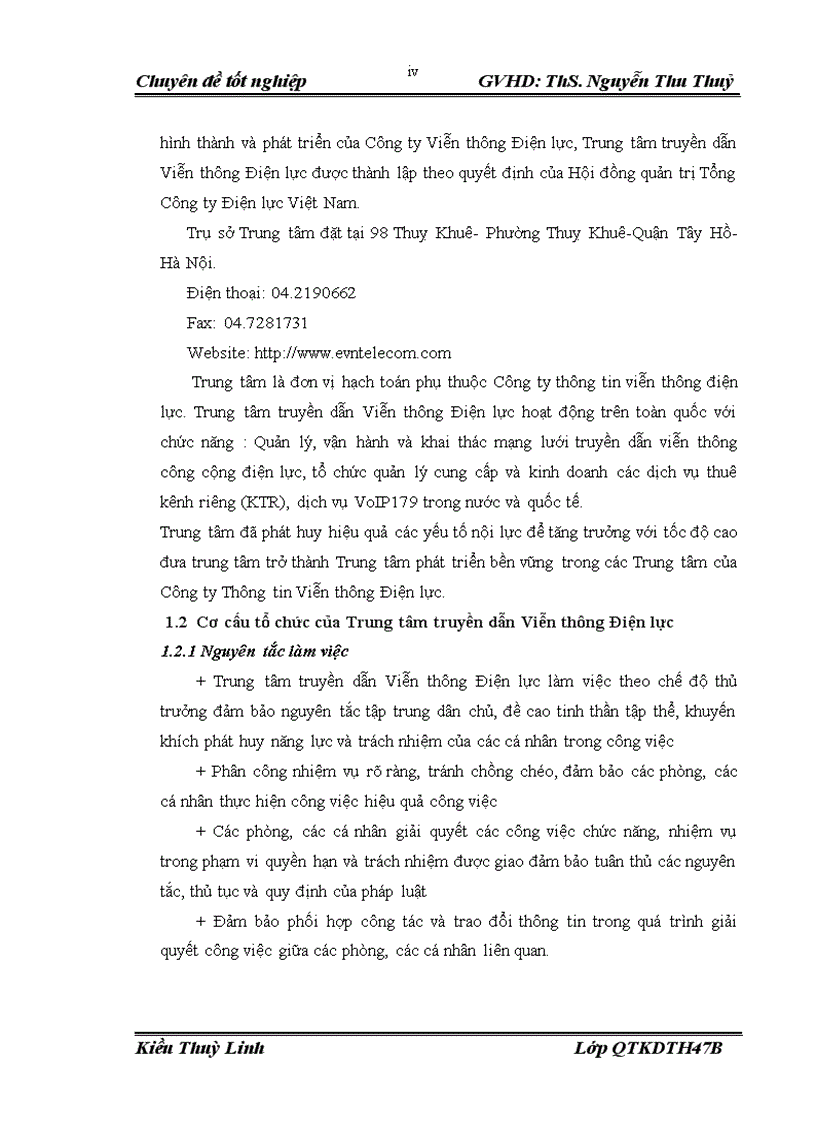 image for page Hoàn thiện công tác trả lương trả thưởng tại Trung tâm truyền dẫn Viễn thông Điện lực 1