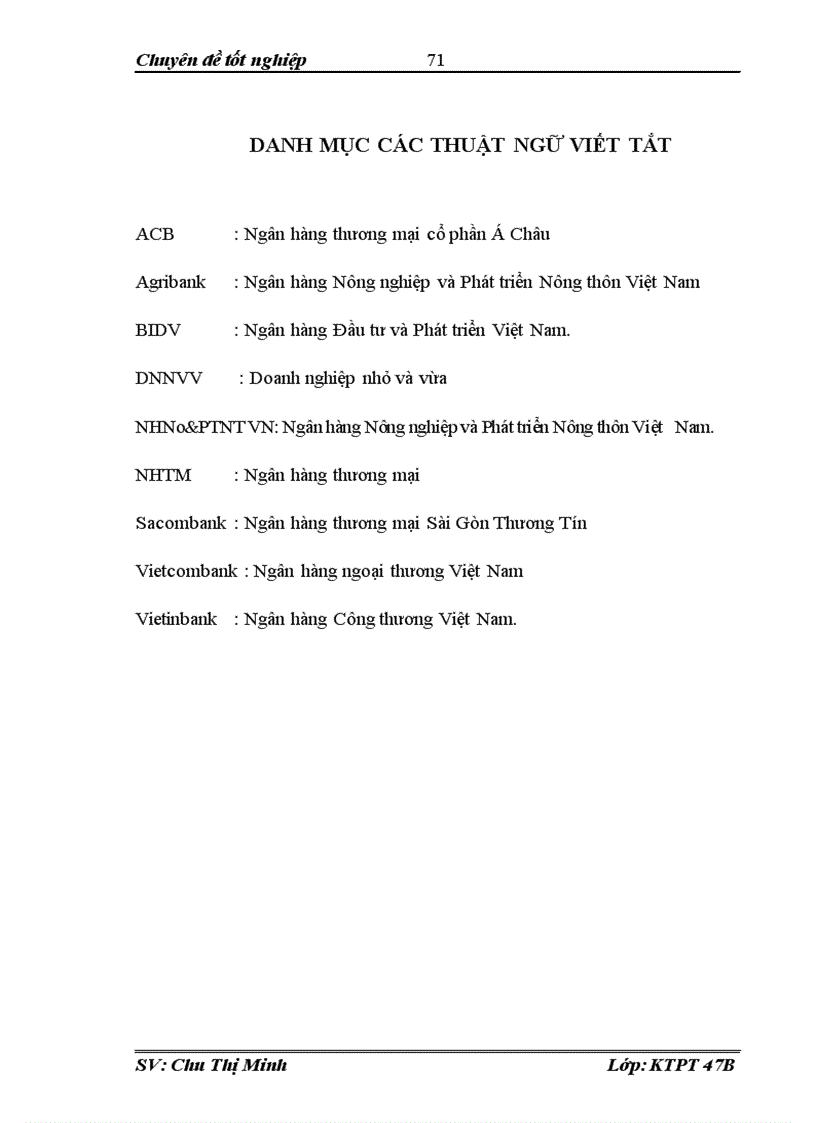 image for page Giải pháp nâng cao năng lực cạnh tranh hoạt động tín dụng của ngân hàng Nông nghiệp và Phát triển Nông thôn Việt Nam