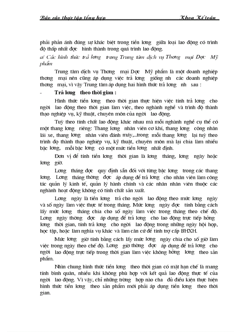image for page Báo cáo thực tập tại Trung tâm thương mại Dược Mỹ phẩm