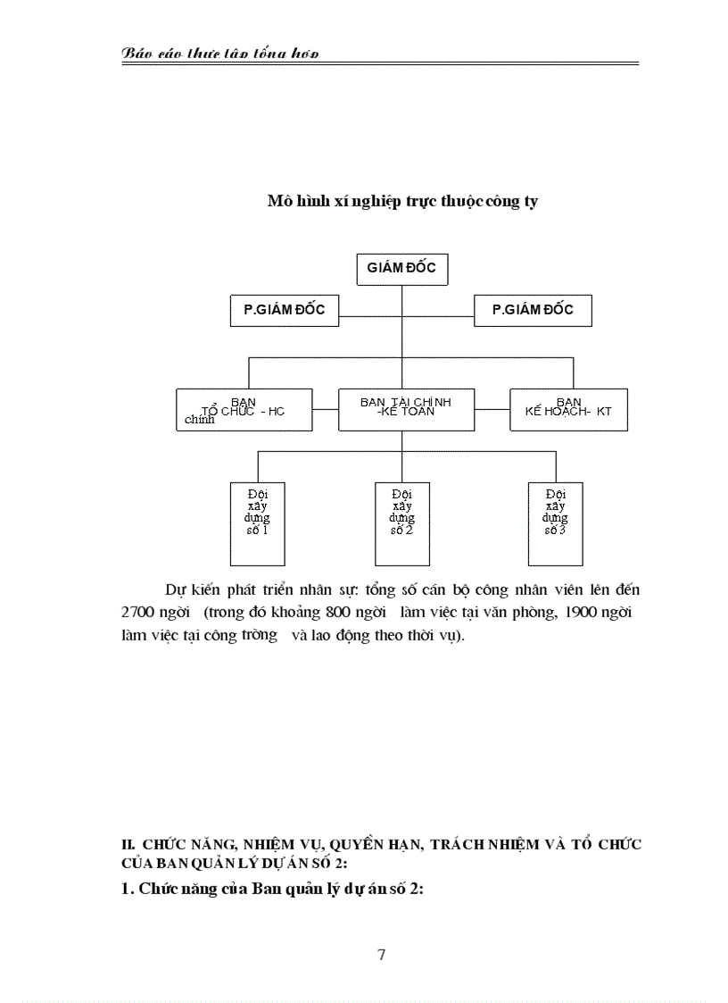 image for page Báo cáo thực tập tại Ban QLDA2 Công ty Đầu tư và Phát triển Hà Nội Số 25