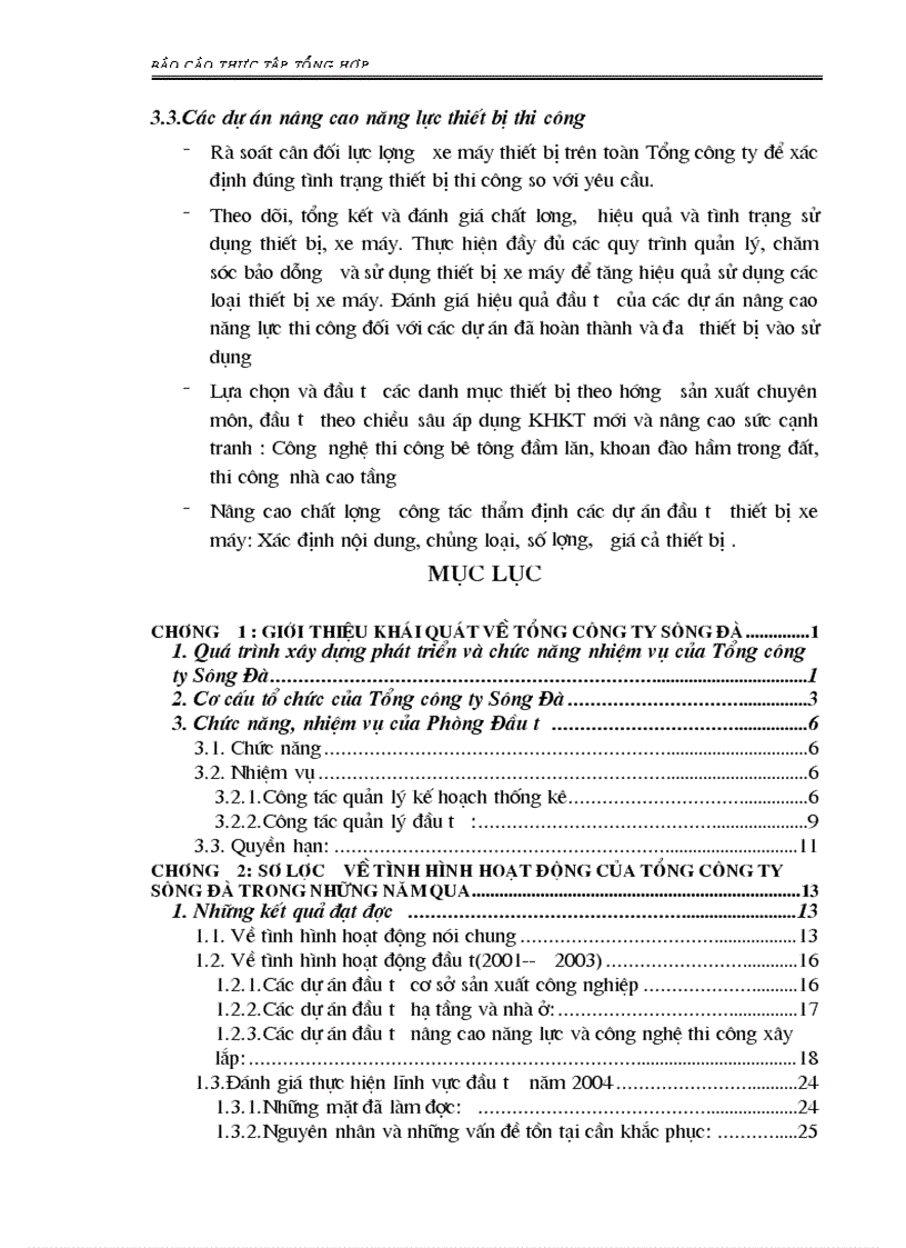 image for page Báo cáo thực tập tại Tổng công ty Sông Đà