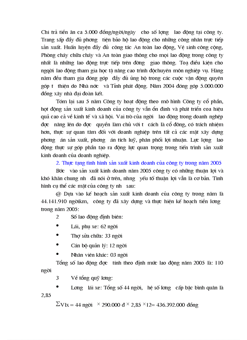 image for page Báo cáo thực tập tại Công ty Cổ phần vận tải ô tô Vĩnh Phúc