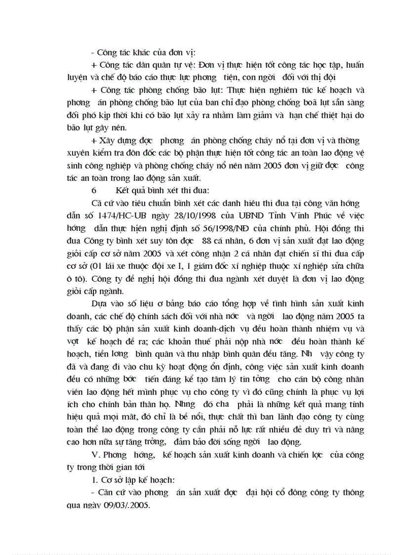 image for page Báo cáo thực tập tại Công ty Cổ phần vận tải ô tô Vĩnh Phúc