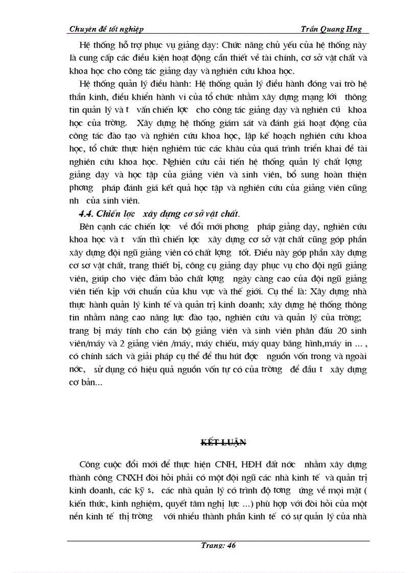 image for page Hoàn thiện đội ngũ giảng viên trường ĐHKTQD theo hướng xây dựng trường trọng điểm