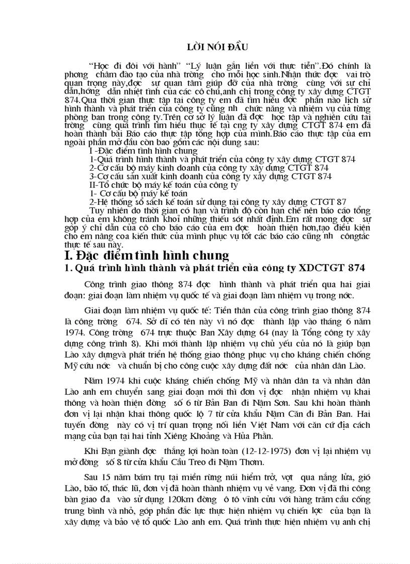 image for page Tổ chức bộ máy kế toán tại công ty xây dựng CTGT 874