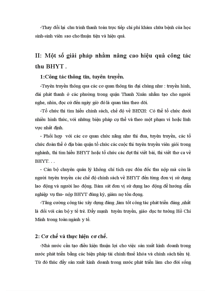 image for page Thực trạng thu BHYT tại cơ quan BHXH quận Thanh Xuân 1