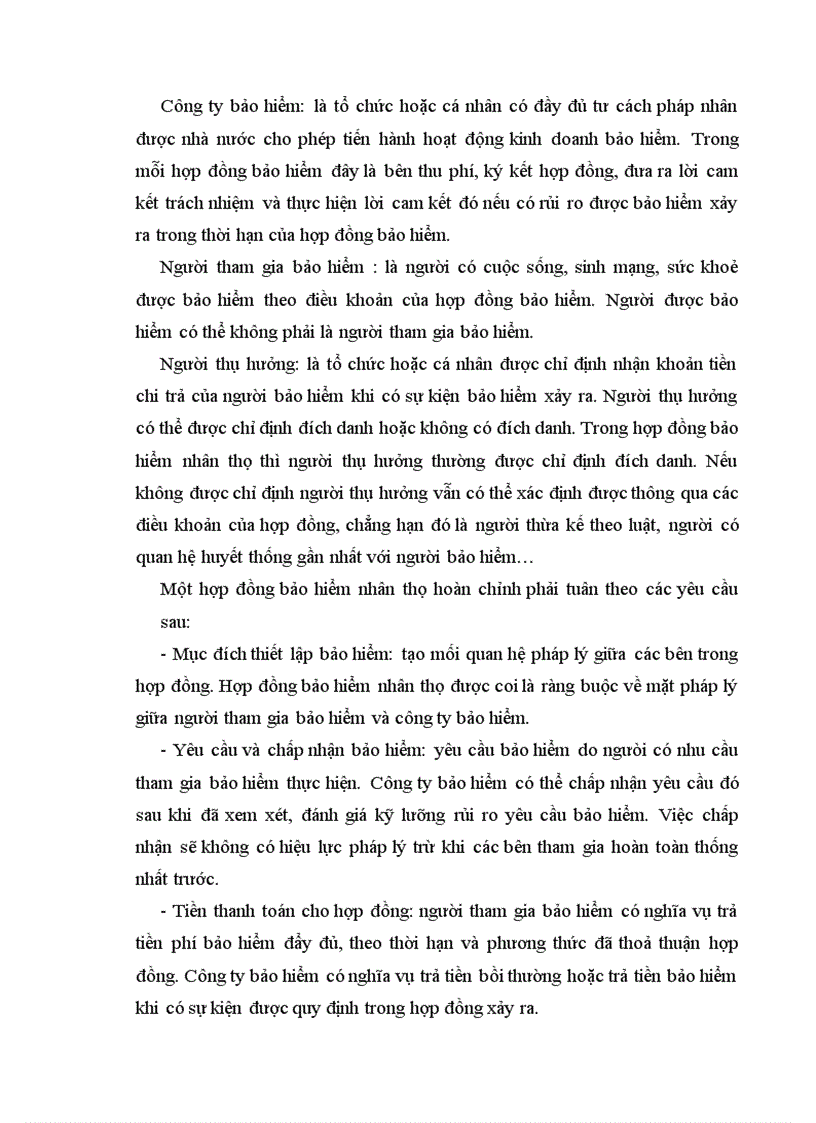 image for page Bảo hiểm nhân thọ hợp đồng bảo hiểm nhân thọ và vấn đề huỷ bỏ hợp đồng bảo hiểm nhân thọ