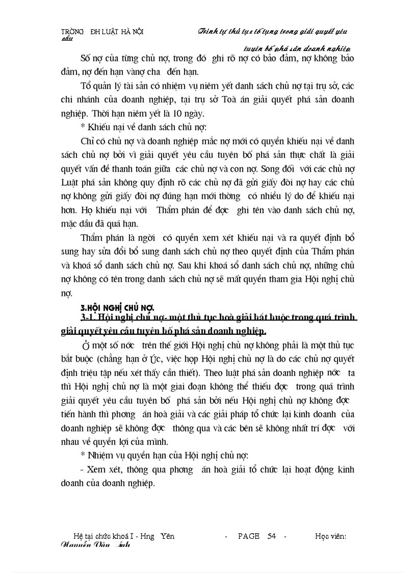 image for page Trình tự thủ tục tố tụng trong giải quyết yêu cầu tuyên bố phá sản doanh nghiệp