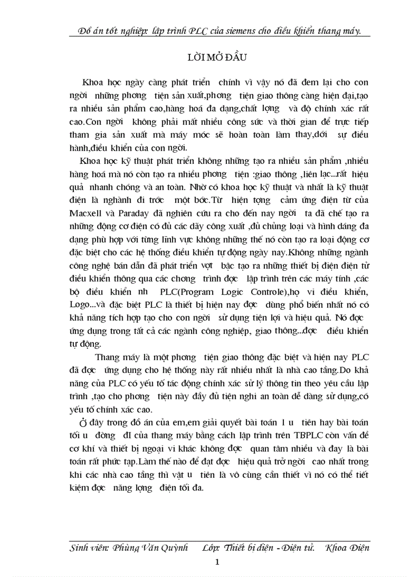 image for page Lập trình PLC của siemens cho điều khiển thang máy