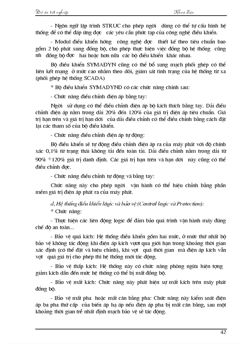 image for page Thiết kế mạch ổn định điện áp máy phát cho nhà máy nhiệt điện Phả Lạ