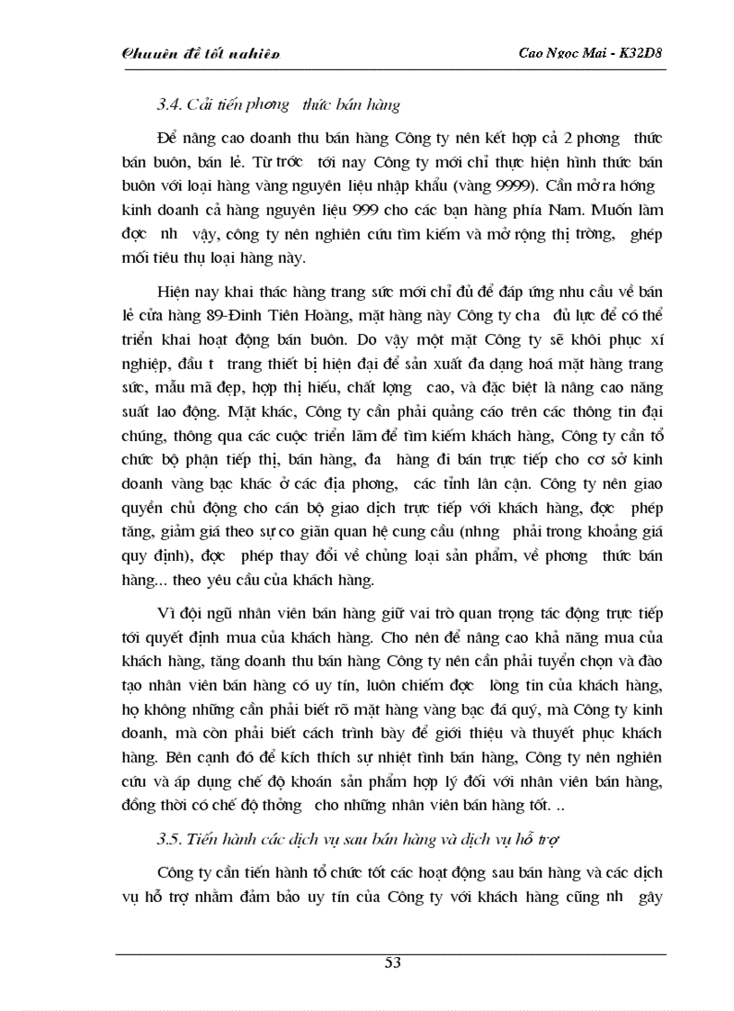 image for page Phân tích tình hình doanh thu bán hàng và các biện pháp không ngừng tăng doanh thu bán hàng ở Công ty Vàng Bạc Đá Quý Hà Nội