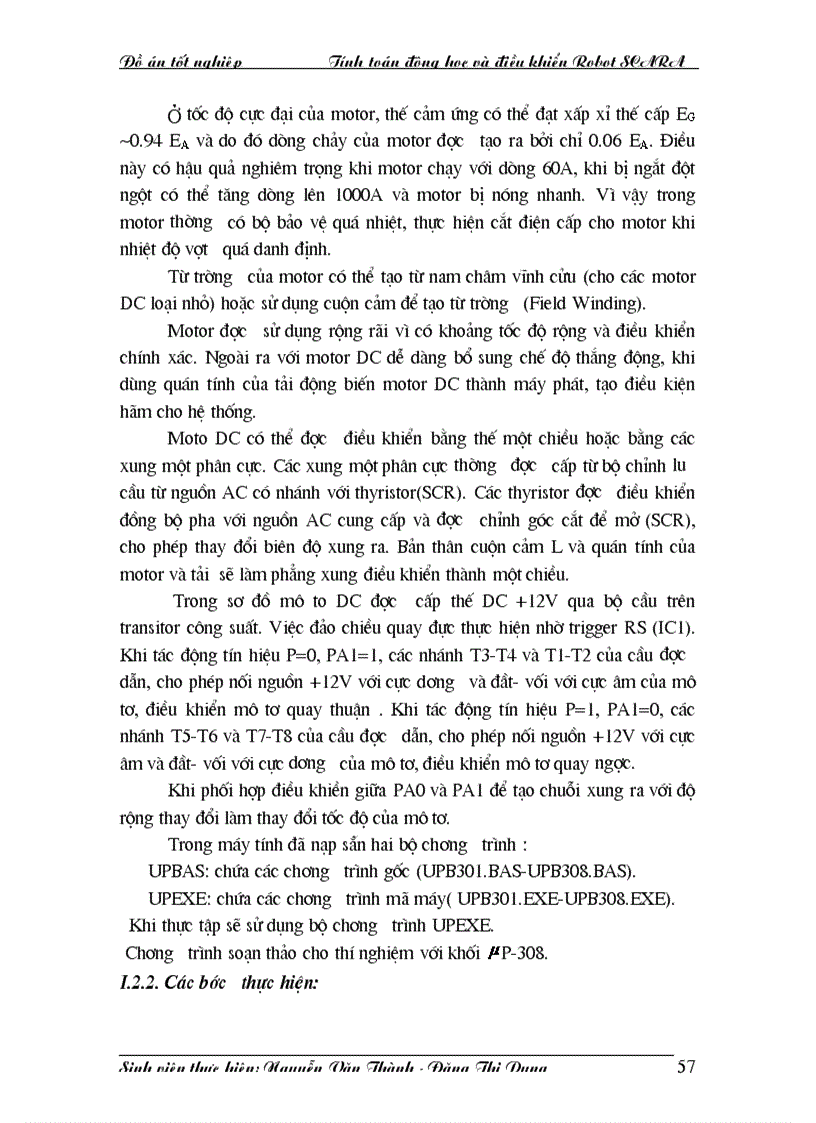 image for page Tính toán động học và điều khiển Robot SCARA