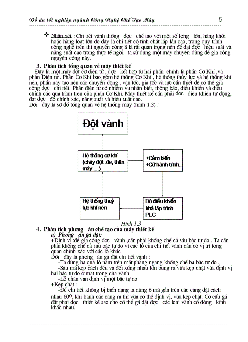 image for page Thiết kế máy tự động đột dập vành xe máy điều khiển bằng PLC