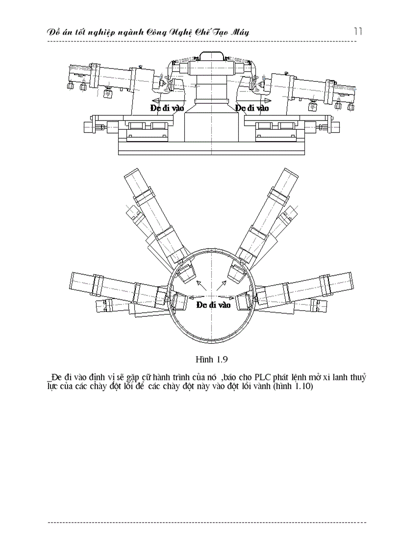 image for page Thiết kế máy tự động đột dập vành xe máy điều khiển bằng PLC