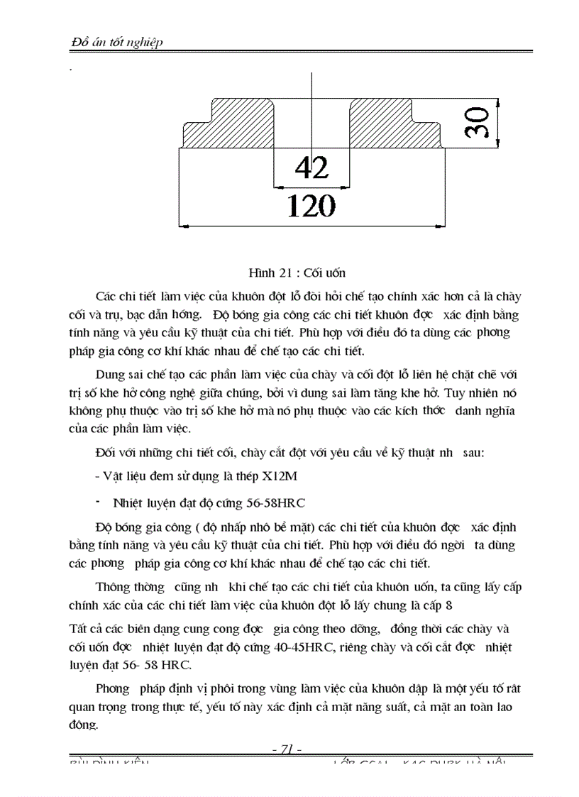 image for page Tính toán và thiết kế quy trình công nghệ chế tạo cụm bản lề của cánh cửa ô tô Huyn dai và máy dập phục vụ cho công nghệ