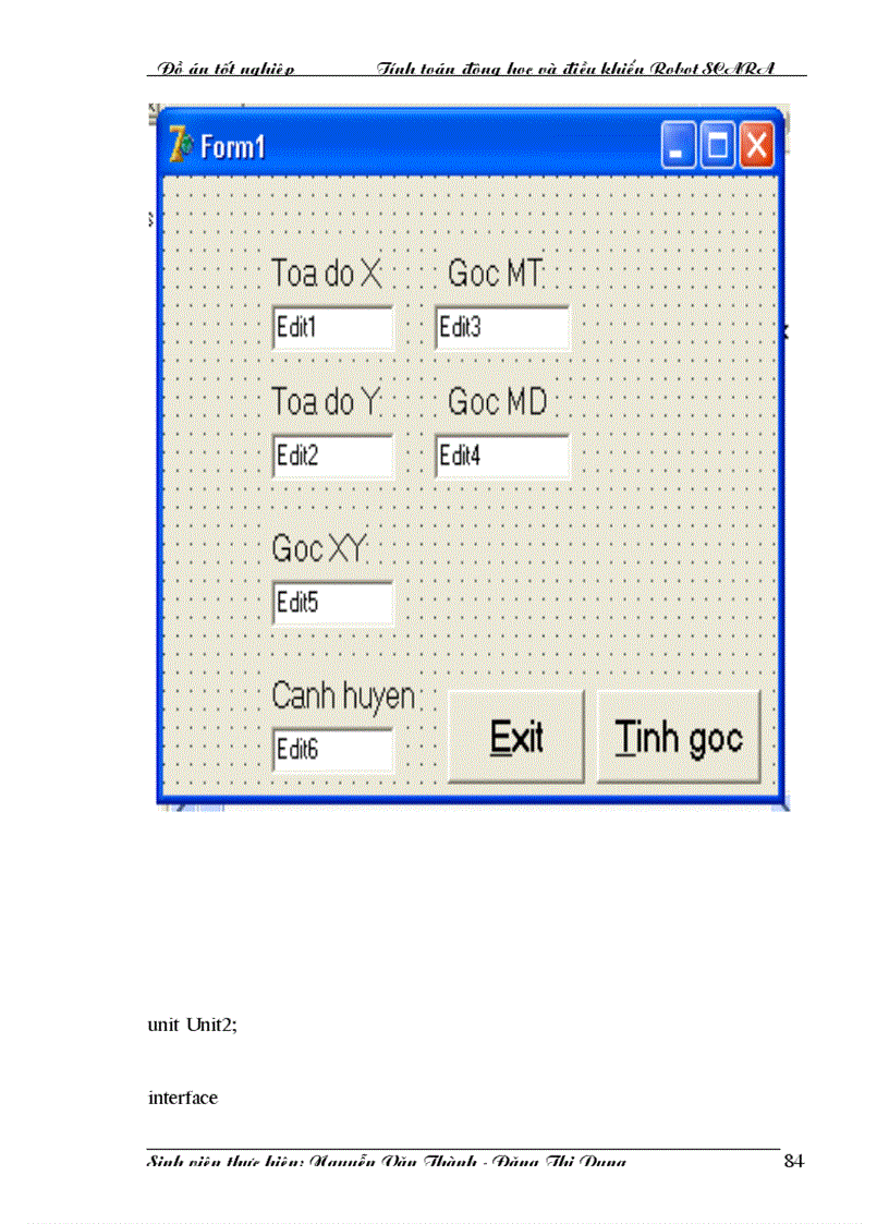 image for page Tính toán động học thuận và động học ngược Robot SCARA