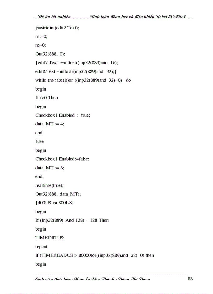 image for page Tính toán động học thuận và động học ngược Robot SCARA