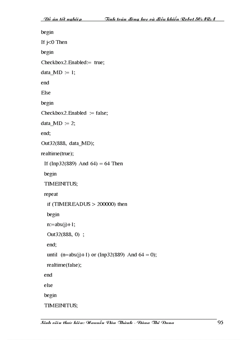 image for page Tính toán động học thuận và động học ngược Robot SCARA