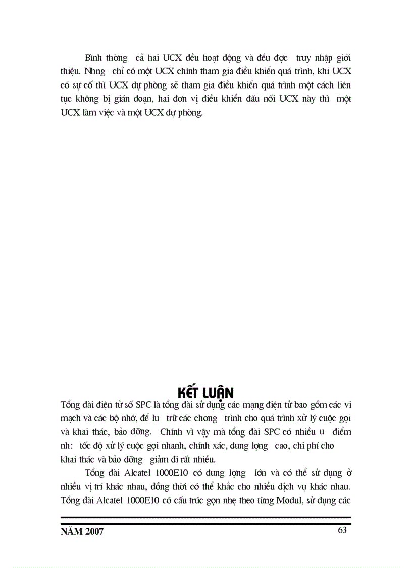 image for page Ứng dụng báo hiệu số 7 cho tổng đài Alcatel 1000 E10B