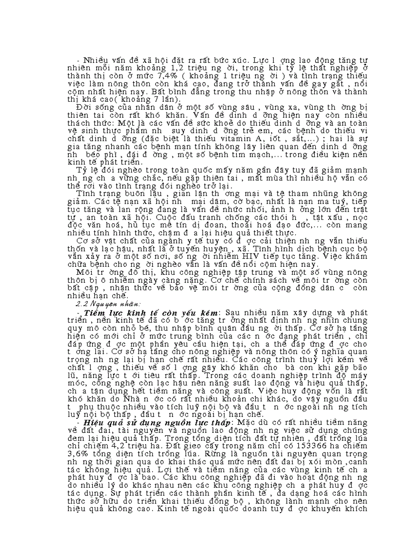 image for page Mối quan hệ giữa tăng trưởng kinh tế với việc nâng cao đời sống vật chất và PLXH cho nhân dân trong quá trình phát triển kinh tế Việt Nam