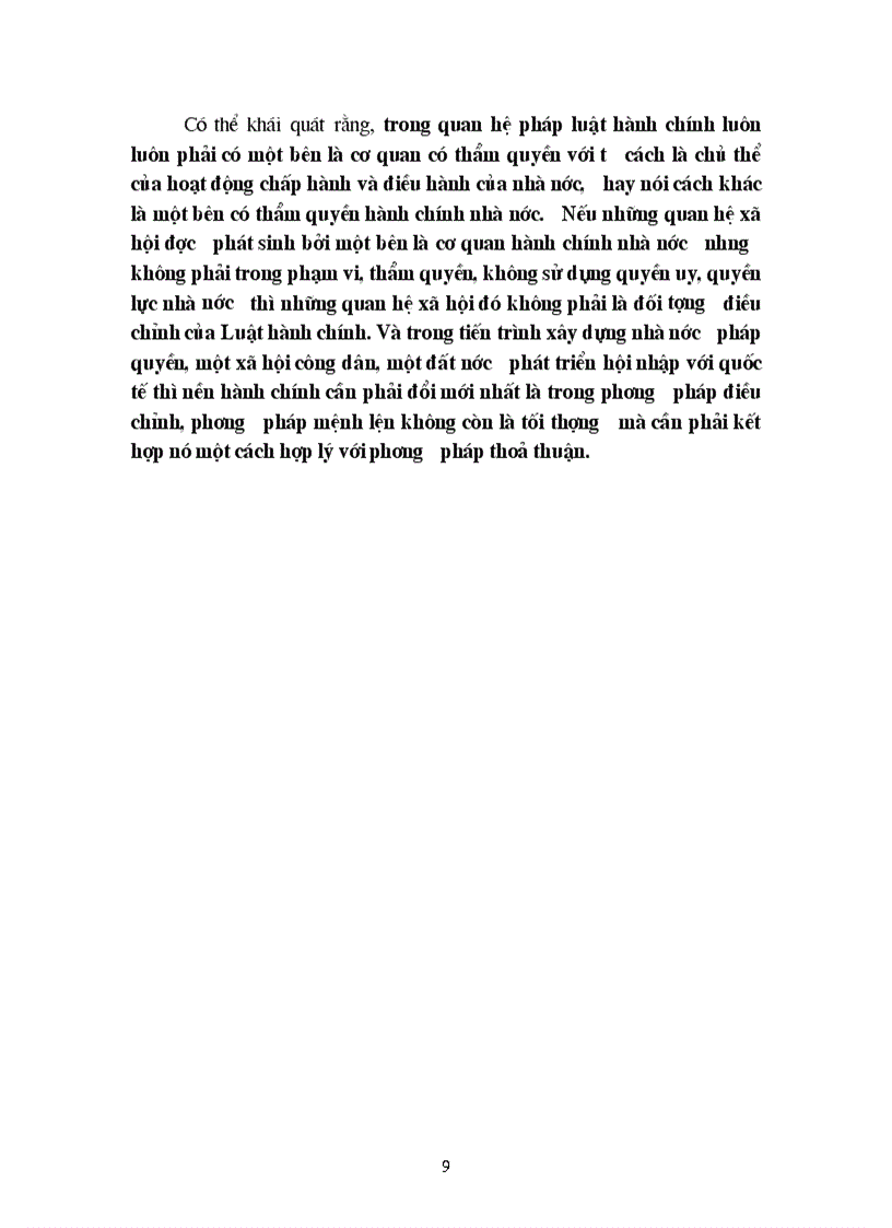 image for page Một số quan niệm về đối tượng và phương pháp điều chỉnh của Luật hành chính