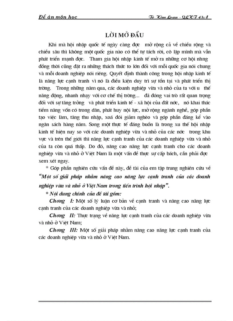 image for page Một số giải pháp nhằm nâng cao năng lực cạnh tranh của các doanh nghiệp vừa và nhỏ ở Việt Nam trong tiến trình hội nhập