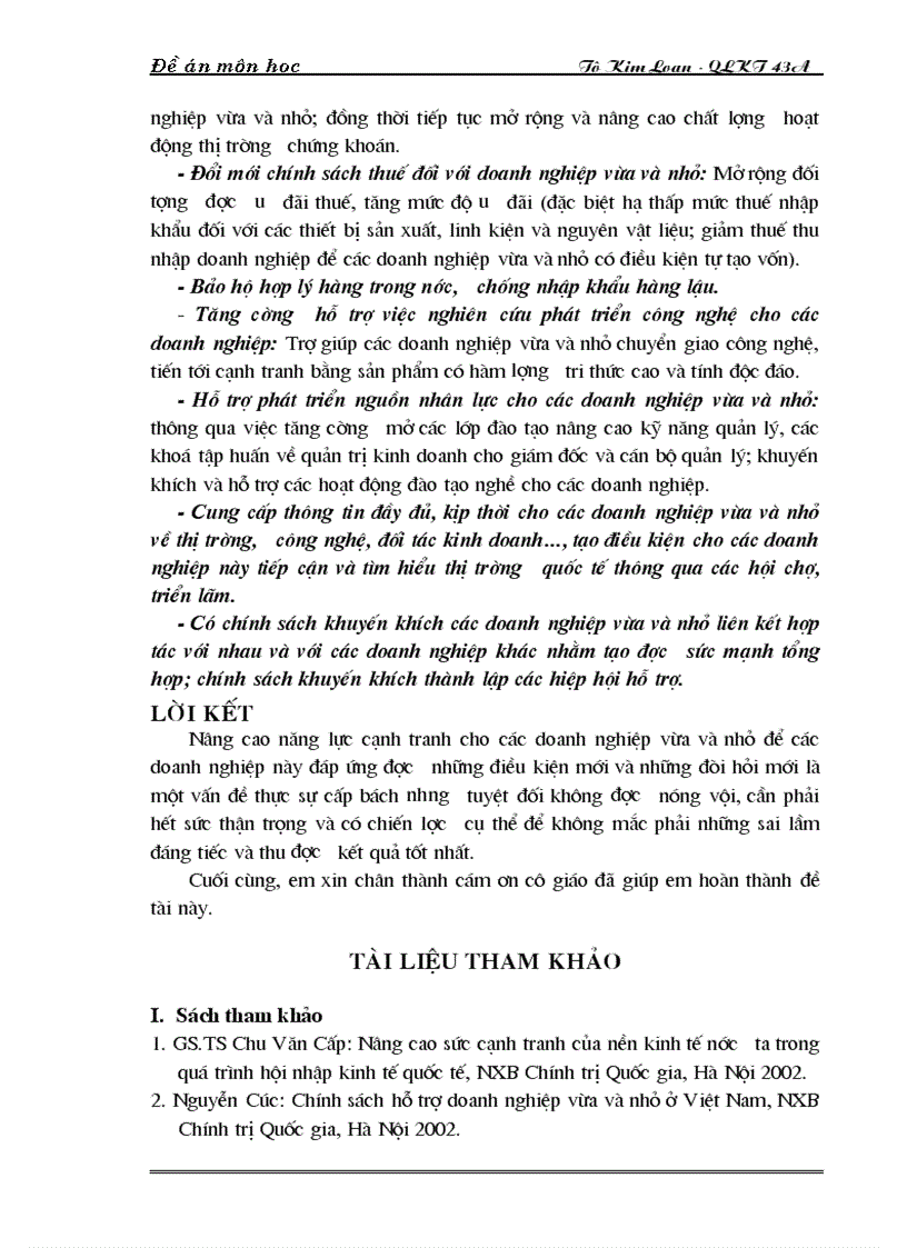 image for page Một số giải pháp nhằm nâng cao năng lực cạnh tranh của các doanh nghiệp vừa và nhỏ ở Việt Nam trong tiến trình hội nhập
