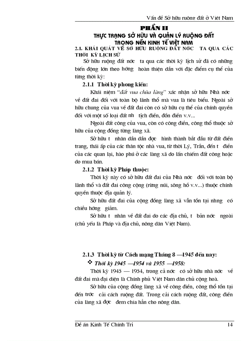 image for page Sở hữu ruộng đất trong nền kinh tế hàng hoá nhiều thành phần ở nước ta