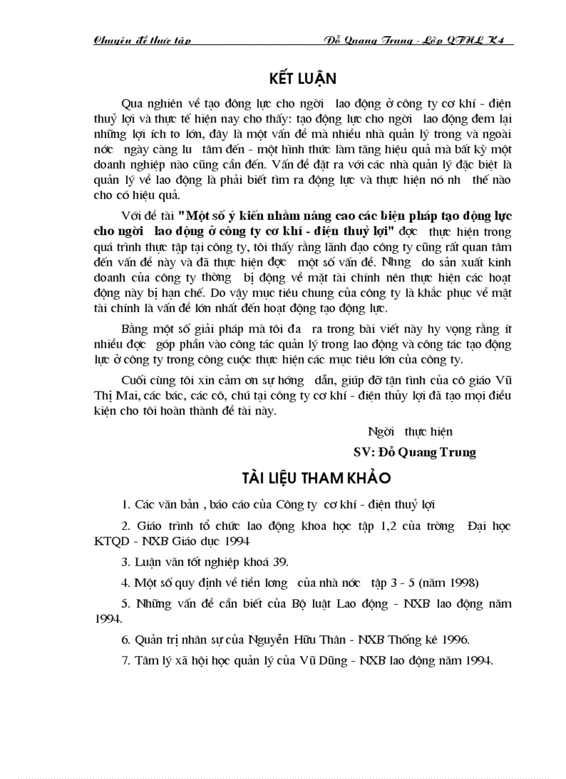 image for page Một số ý kiến nhằm nâng cao các biện pháp tạo động lực cho người lao động ở công ty cơ khí điện thuỷ lợi Hà Nội